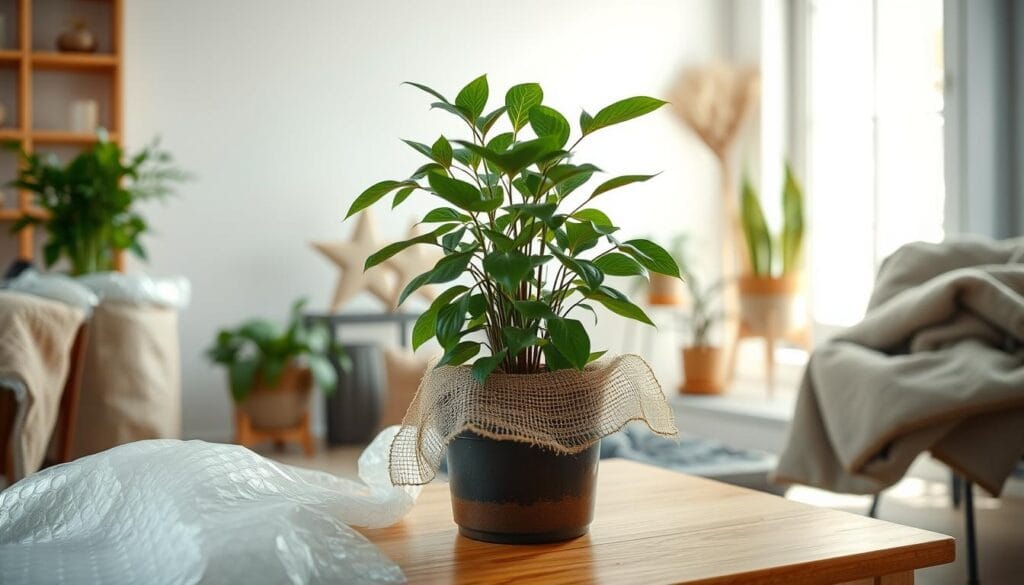 ochrona roślin doniczkowych przed mrozem