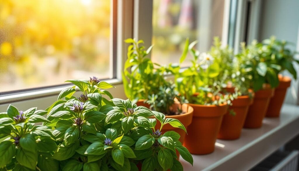 uprawa ziół na parapecie