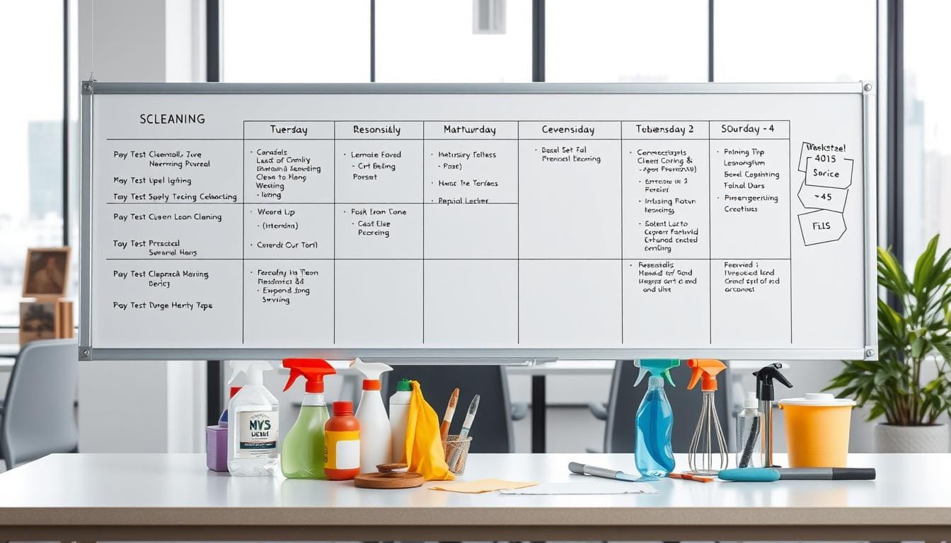 Harmonogram sprzątania – Praktyczny wzór do pobrania
