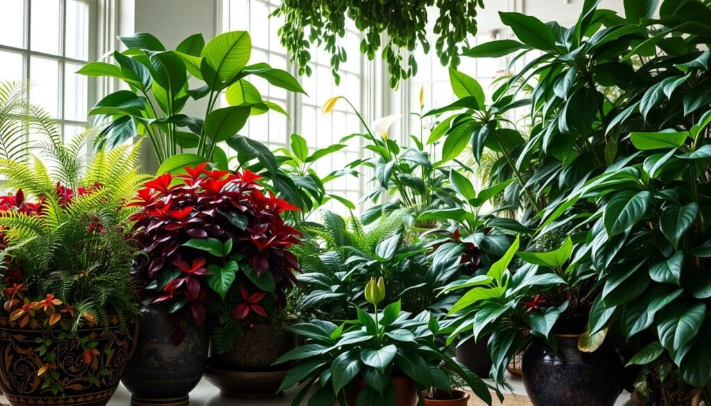 rośliny ozdobne do cienia